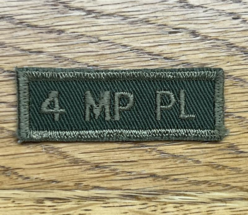 Canada 4th MP OG Combat Title 1970s -