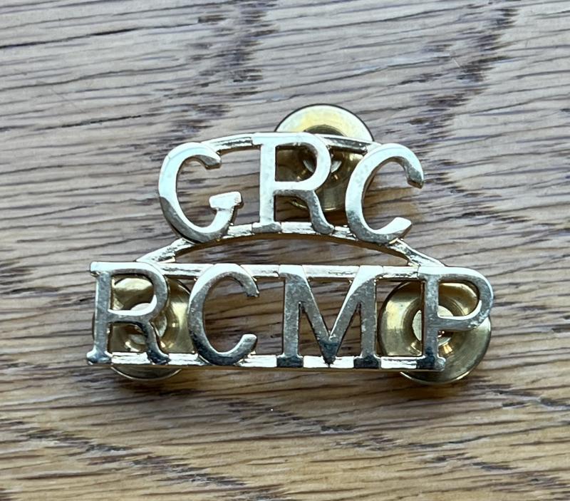 Canada GRC RCMP Gold Metal Title