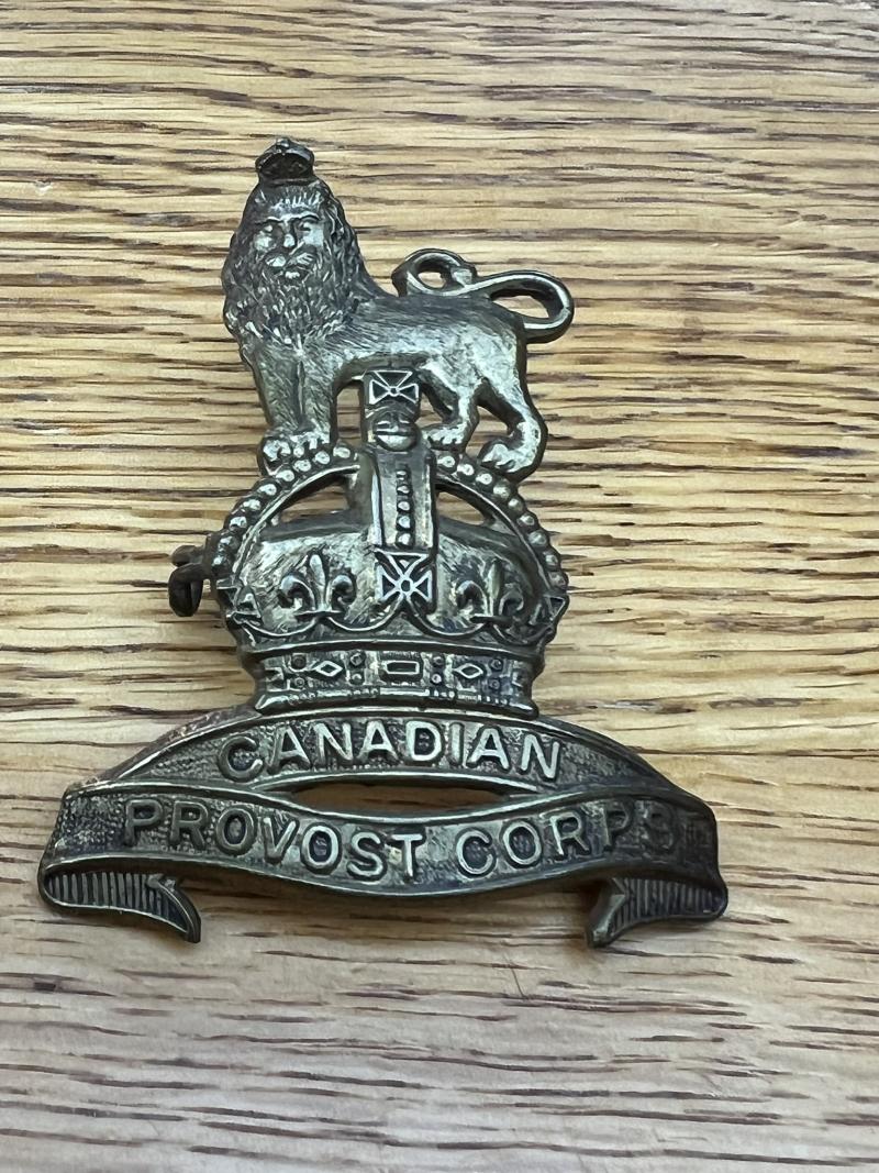 Canada Canadian Provost Corps ORs Cap Badge By Scully
