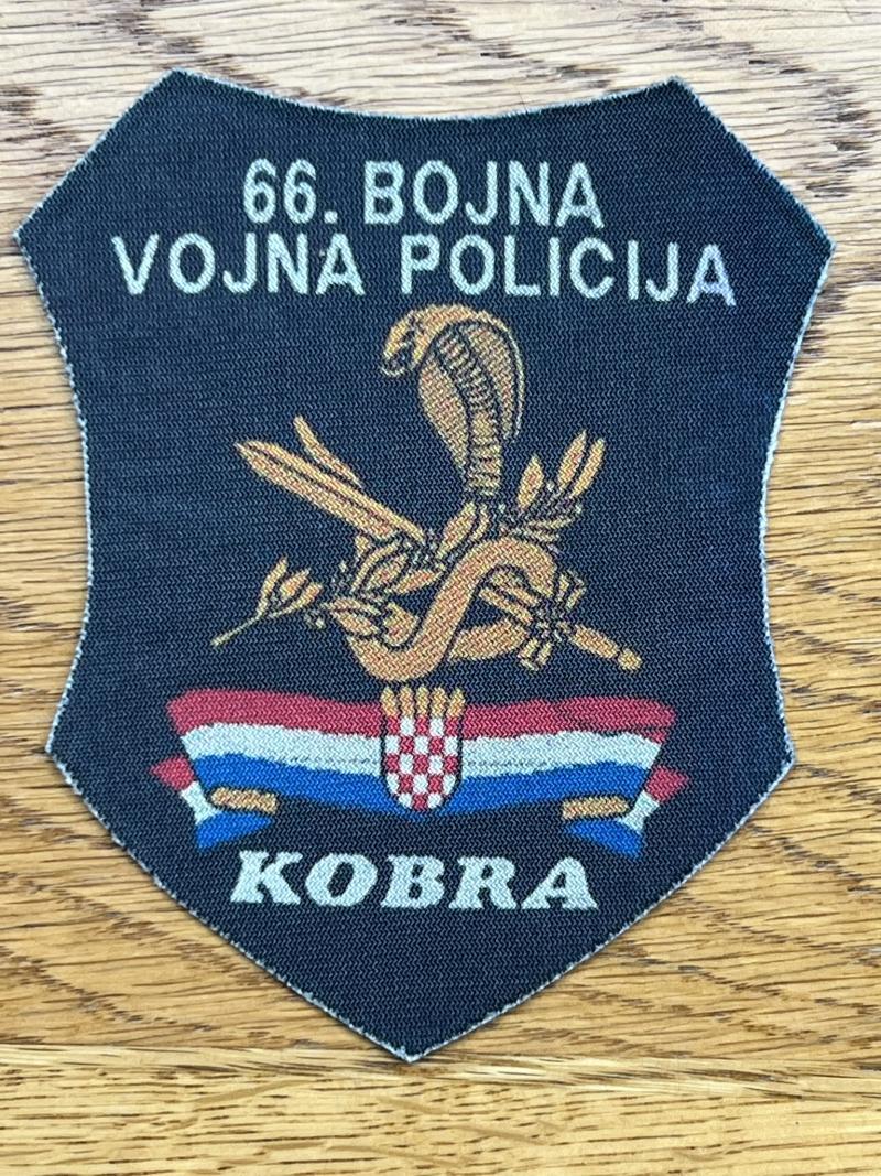 Croatia Vojna Policija Military Police Patch