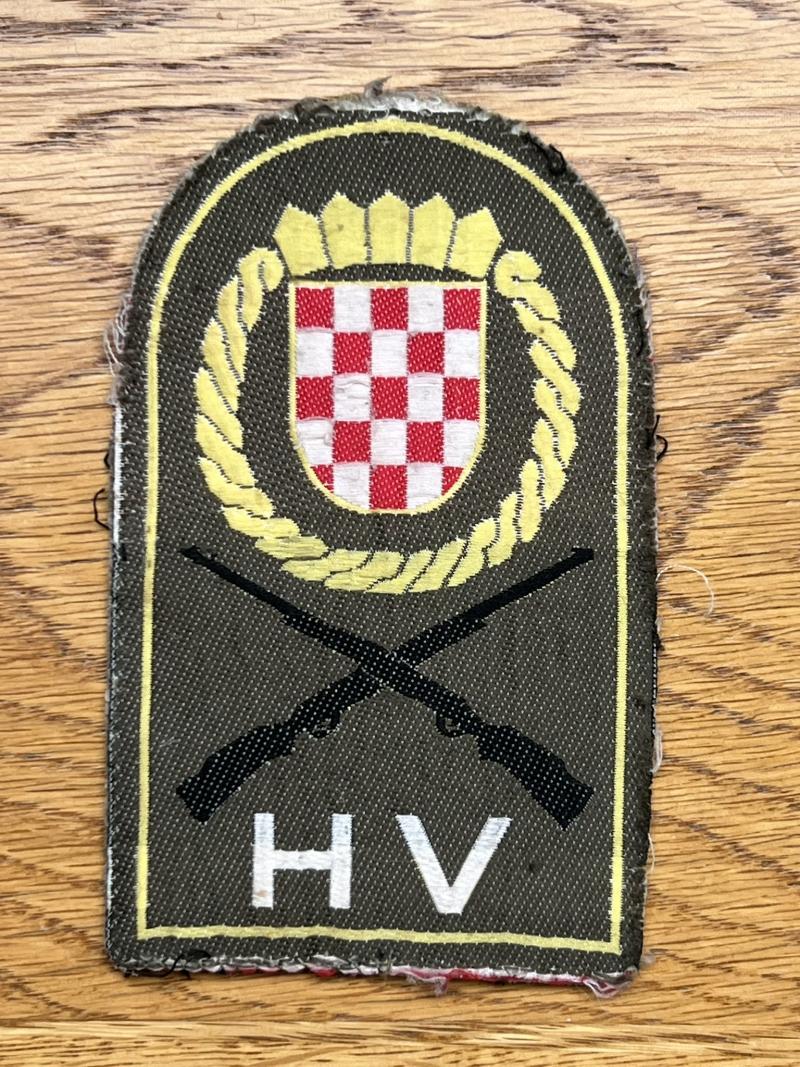 Croatia Army Patch