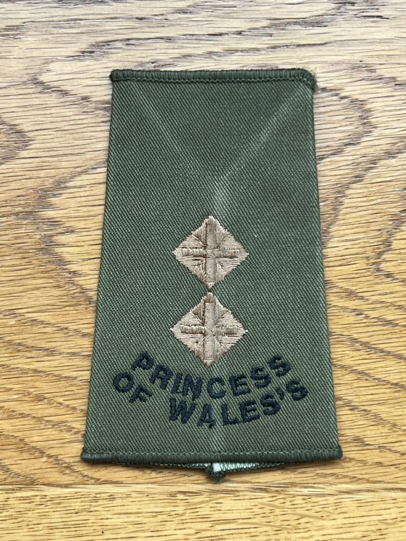 Princess of Wales Lieutenant Rank Slide