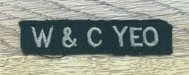 W & C YEO - Westmorland & Cumberland Yeomanry Shoulder Title