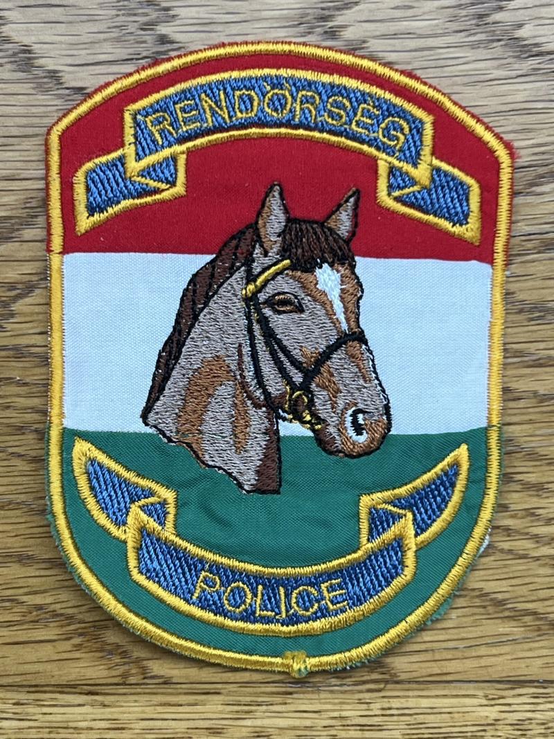 Hungary Mounted Police Patch