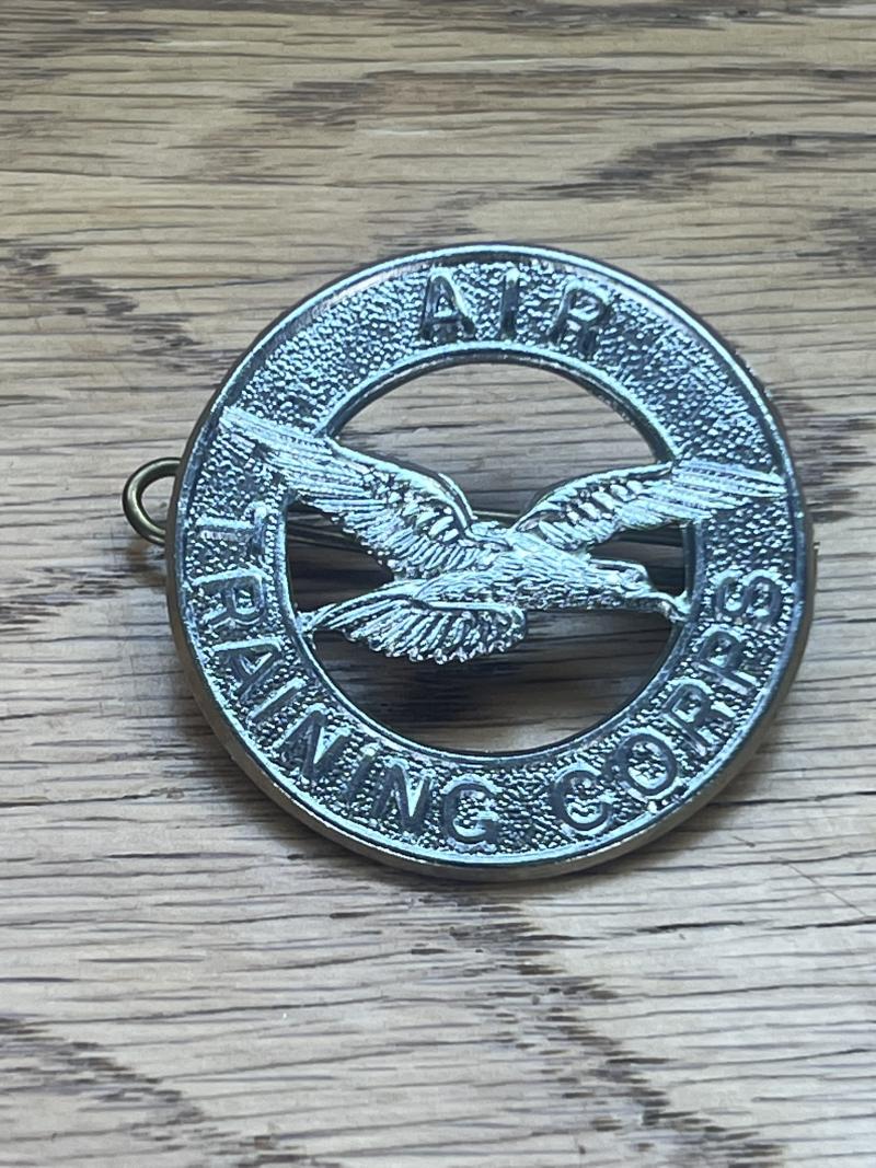Air Training Corps Chrome Cap Badge