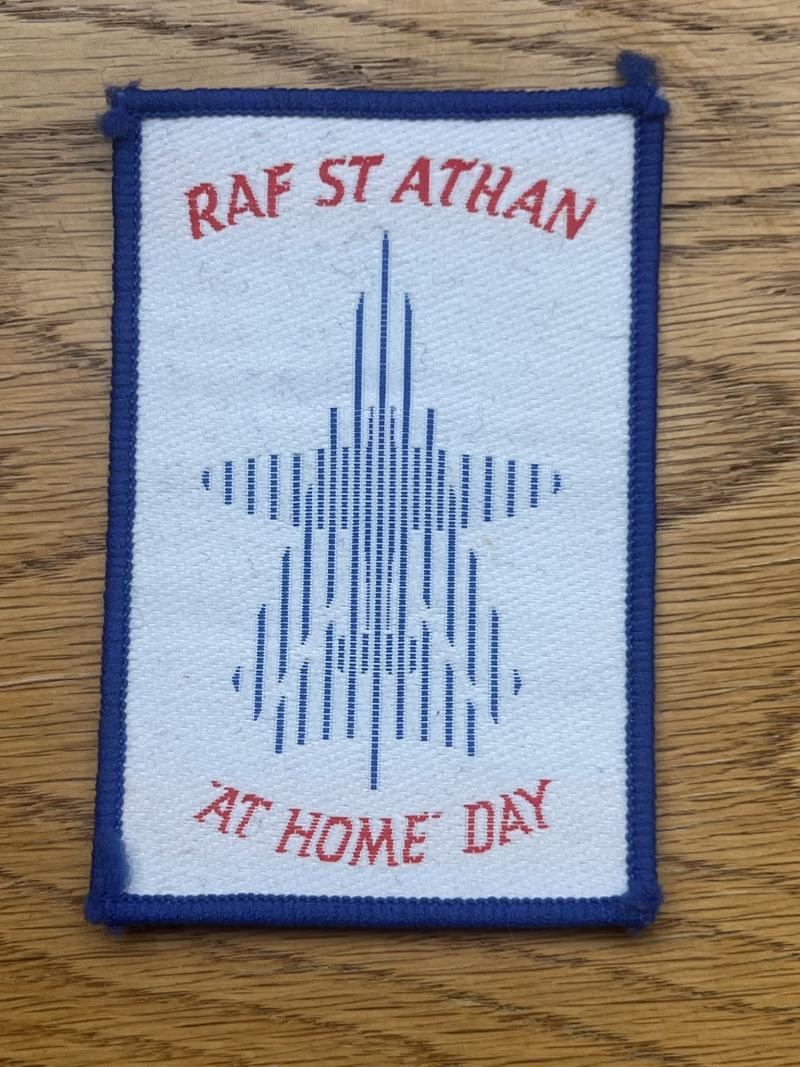 RAF ST Athan Patch Blue Border
