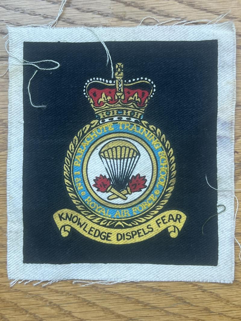 Royal Air Force No1 Parachute Training School Patch