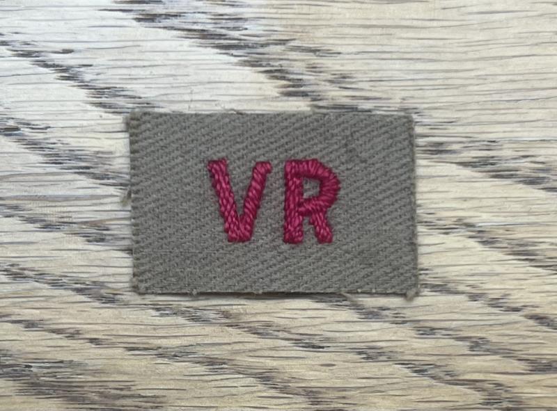 RAF Volunteer Reserve VR Tropical Title