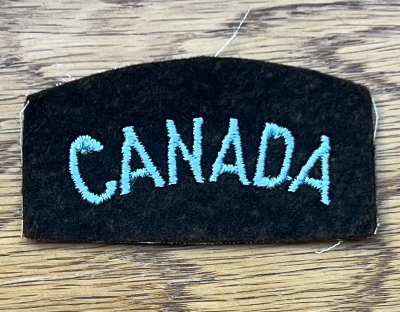 RAF WW2 Canada Nationality Title