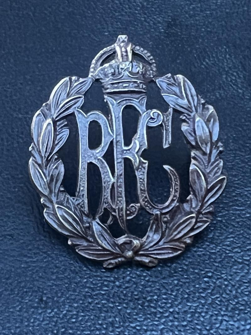 WW1 Royal Flying Corps Officers Collar Badge