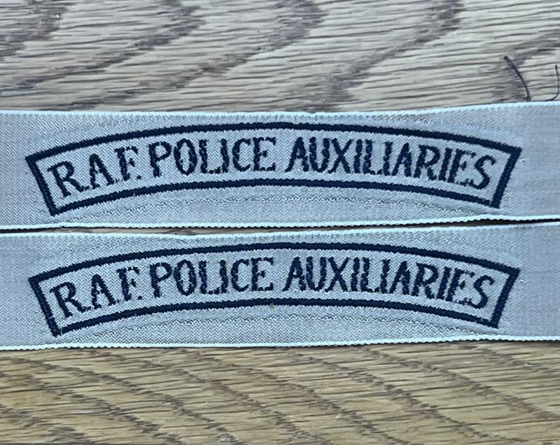 RAF Police Auxiliaries Tropical Shoulder Titles