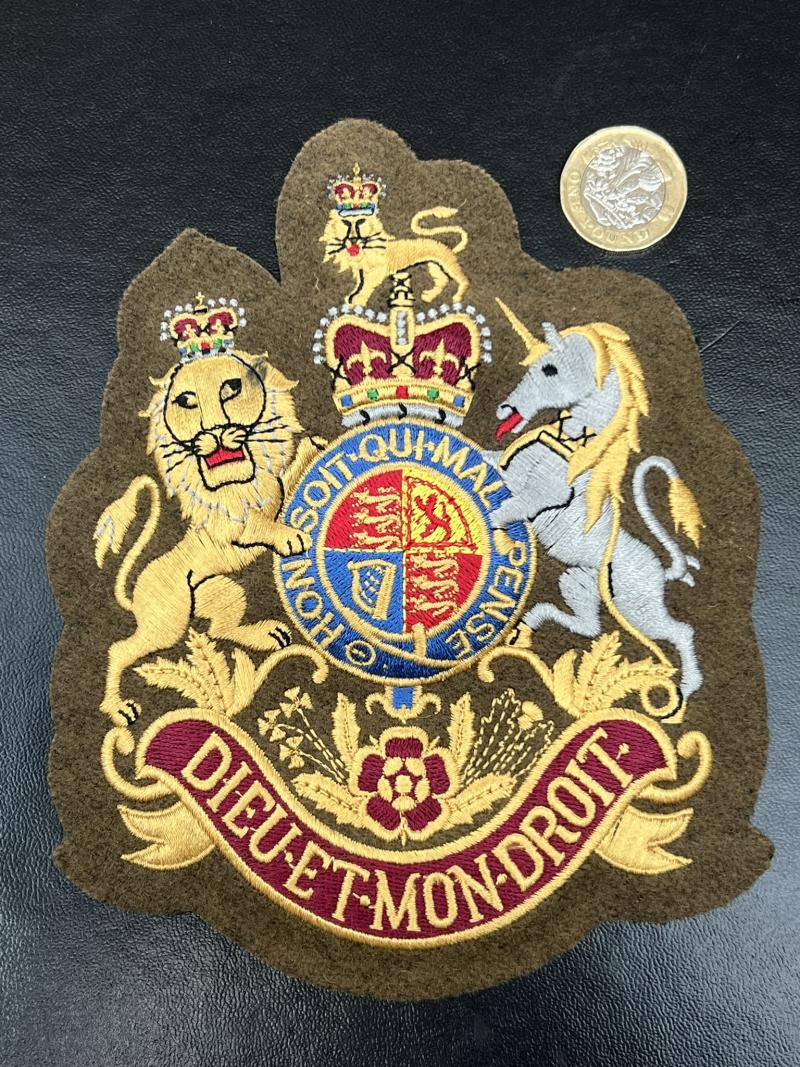 Foot Guards QC RSM's Large Cloth Sleeve Badge