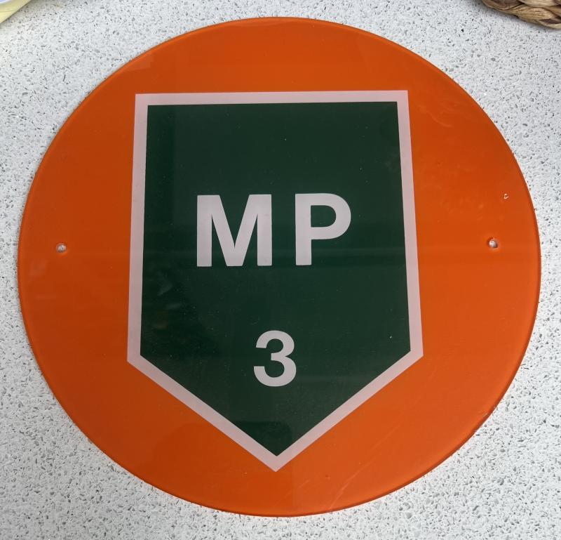 Ireland  3rd Garrison Military Police Vehicle Sign