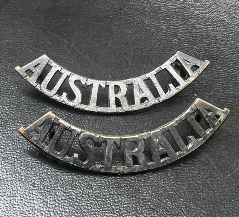 Australia Nationality Shoulder Titles Pair