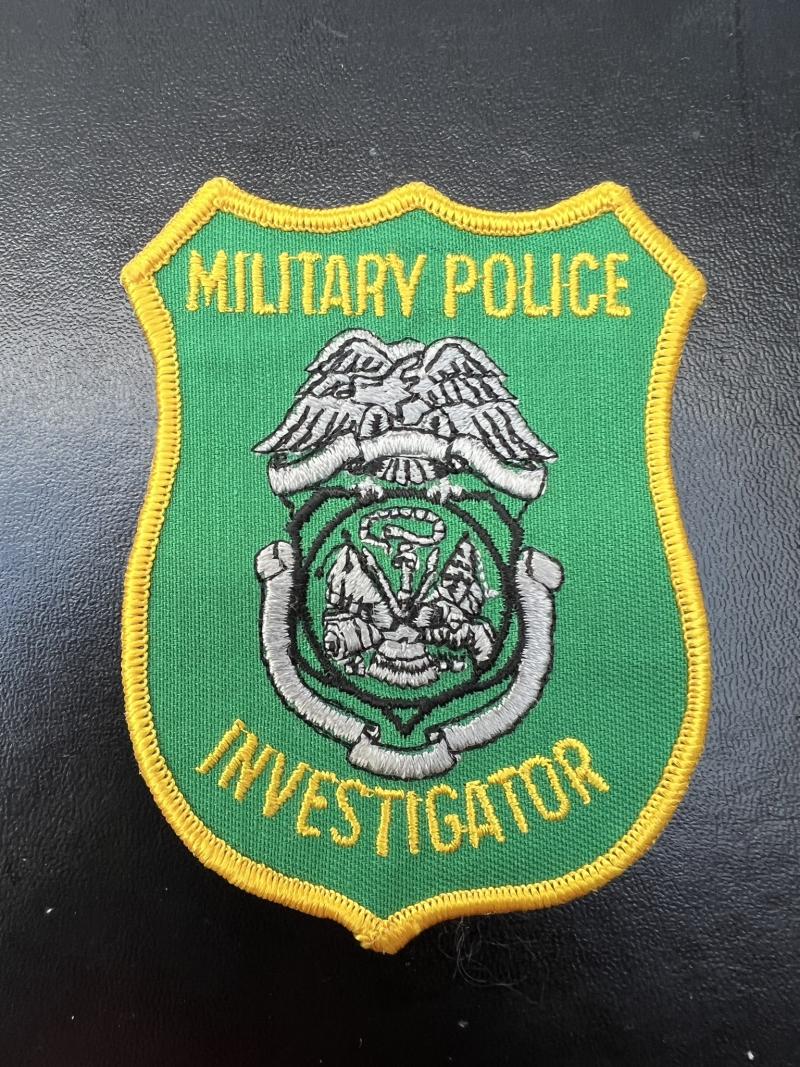US Military Police Investigator
