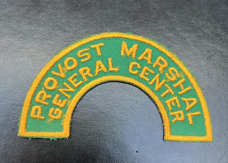 US  Provost Marshal General Centre Arc