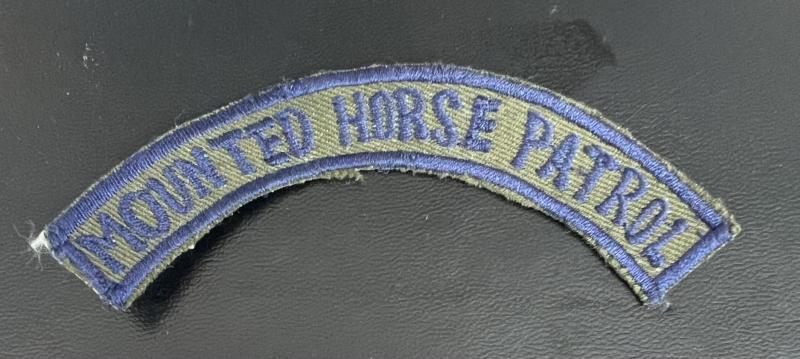 US Airforce Security Police Mounted Horse Patrol