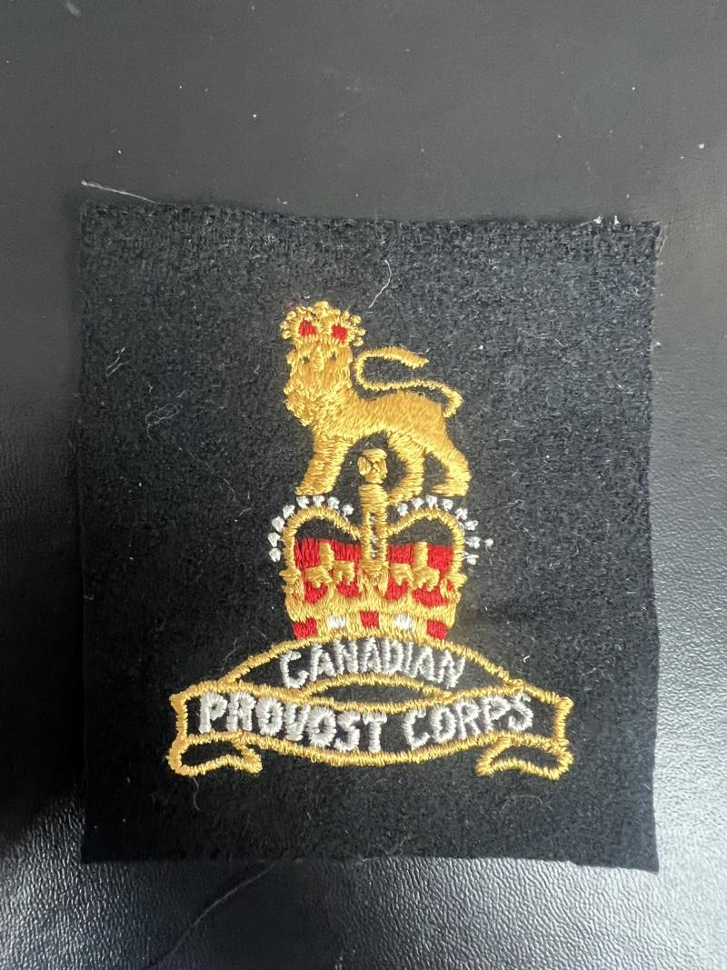 Canadian Provost Corps QC Badge