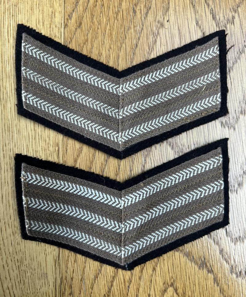 Canadian Women's Army Corps Pair Sergeants Rank