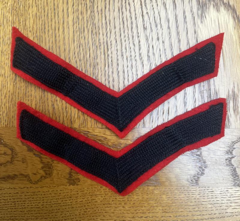 Canadian Rifles Lance Corporal Stripes Pair Original