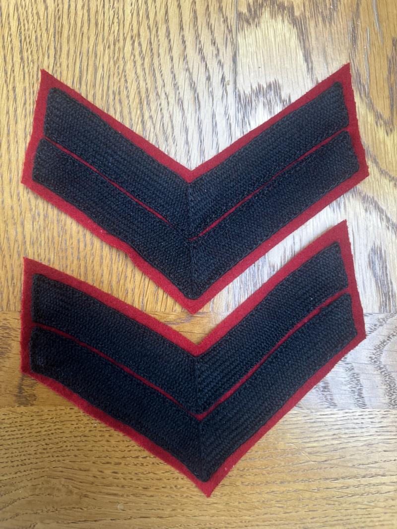 Canadian Rifles Corporal Stripes Pair Original