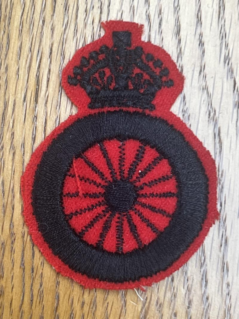 Canadian Rifles Wheelwright Trade badge With Kings Crown