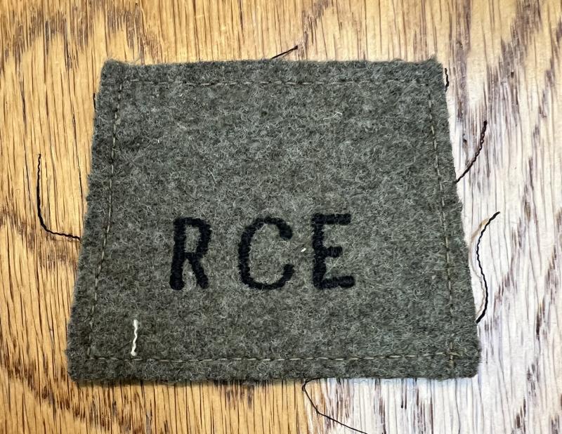 Royal Canadian Engineers Slip on Title WW2