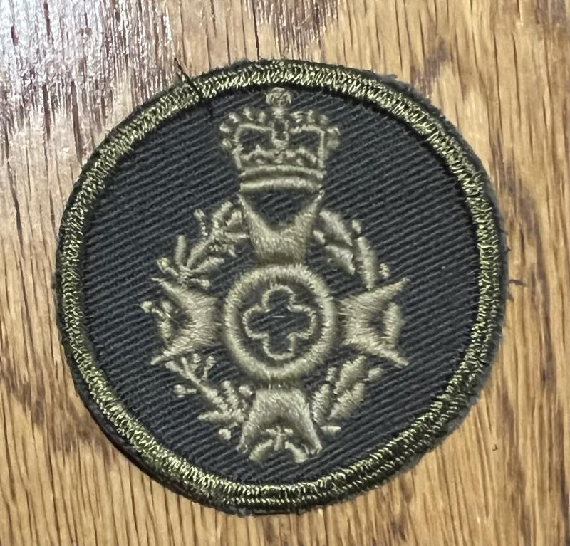 Canadian Army Chaplin's Corps Boonie Hat Badge