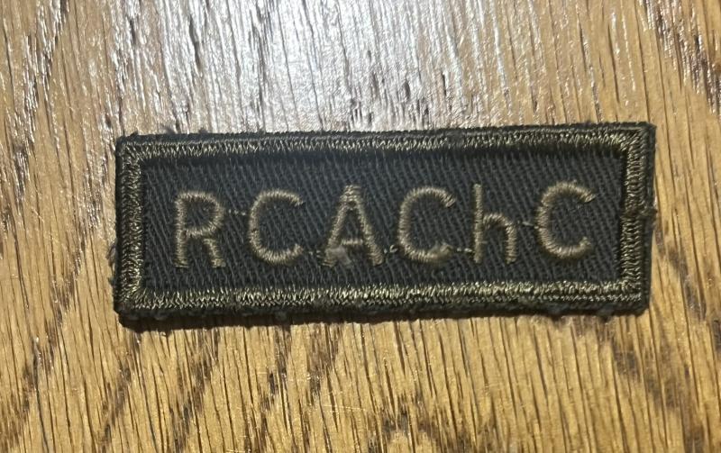 Royal Canadian Army Chaplin Corps Combat Title