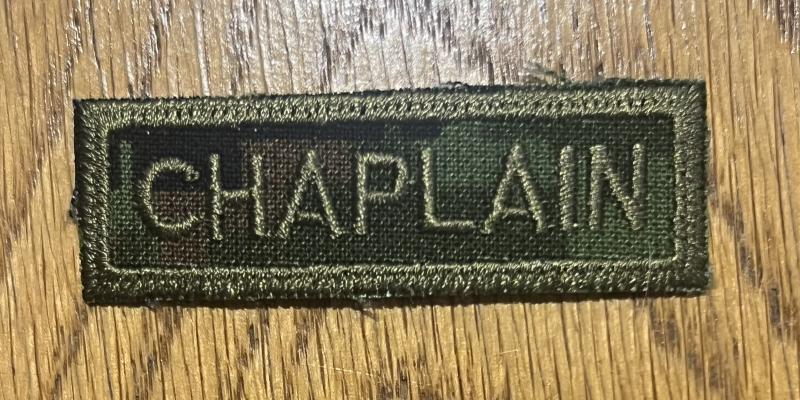 Canadian Chaplin CADPAT Combat Titles