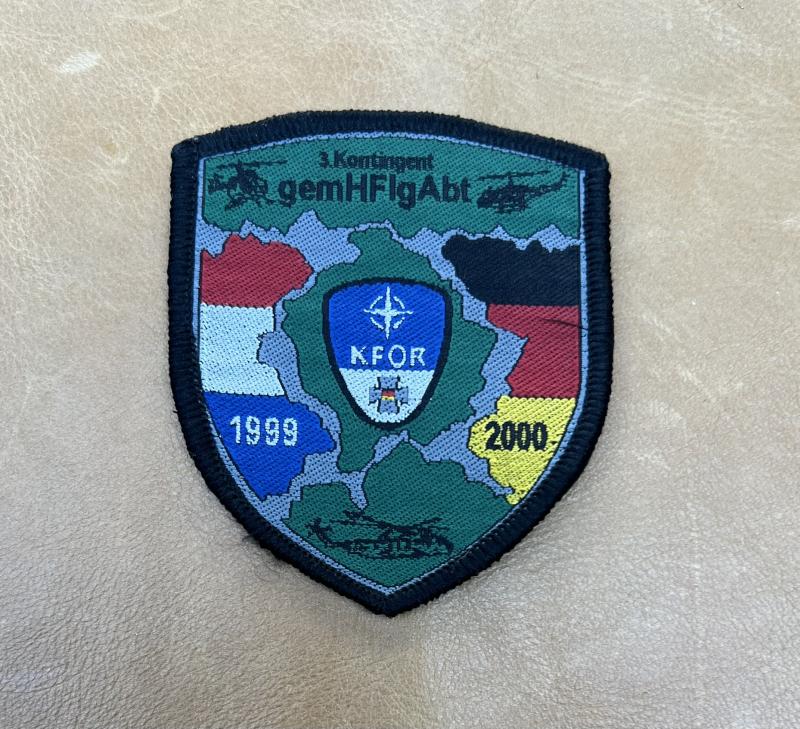 German 3rd Contingent GemHFlgABT 1999-2000 KFOR