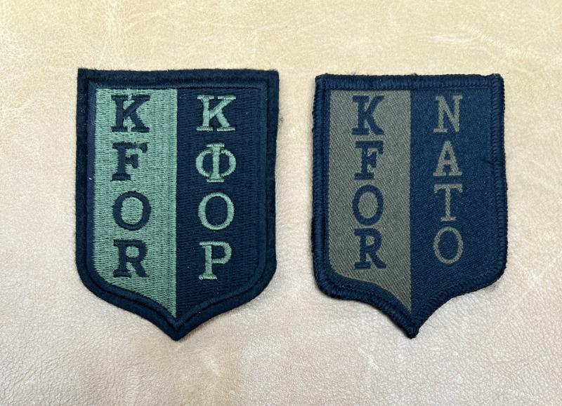 KFOR Embroidered & Silk Patch