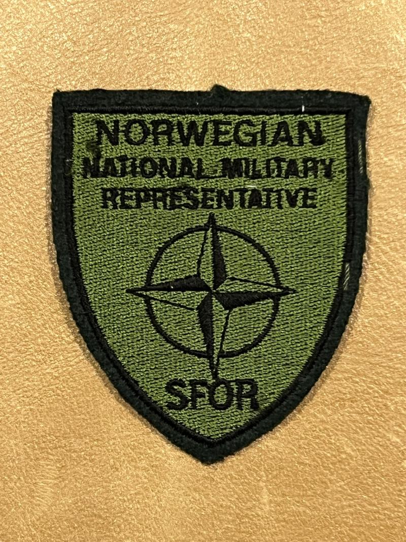 Norway Norwegian National Military Representative SFOR