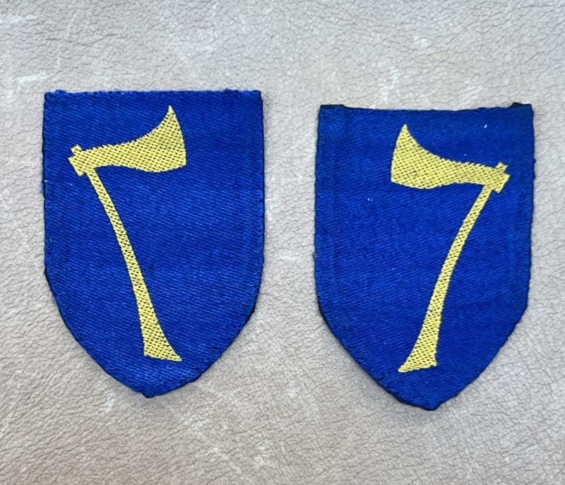 NATO Northern Army Group Pair Silk Woven Used