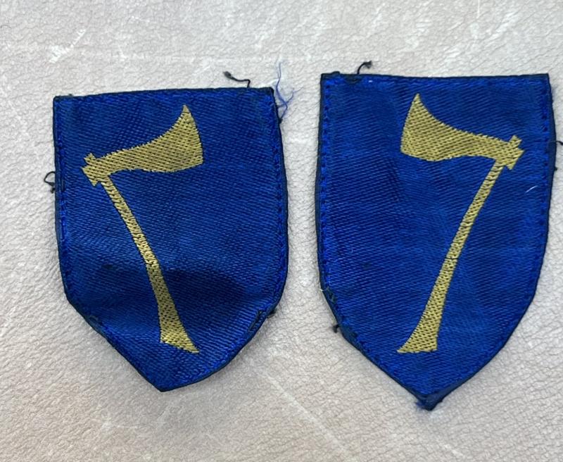 NATO Northern Army Group Pair Silk Woven Used