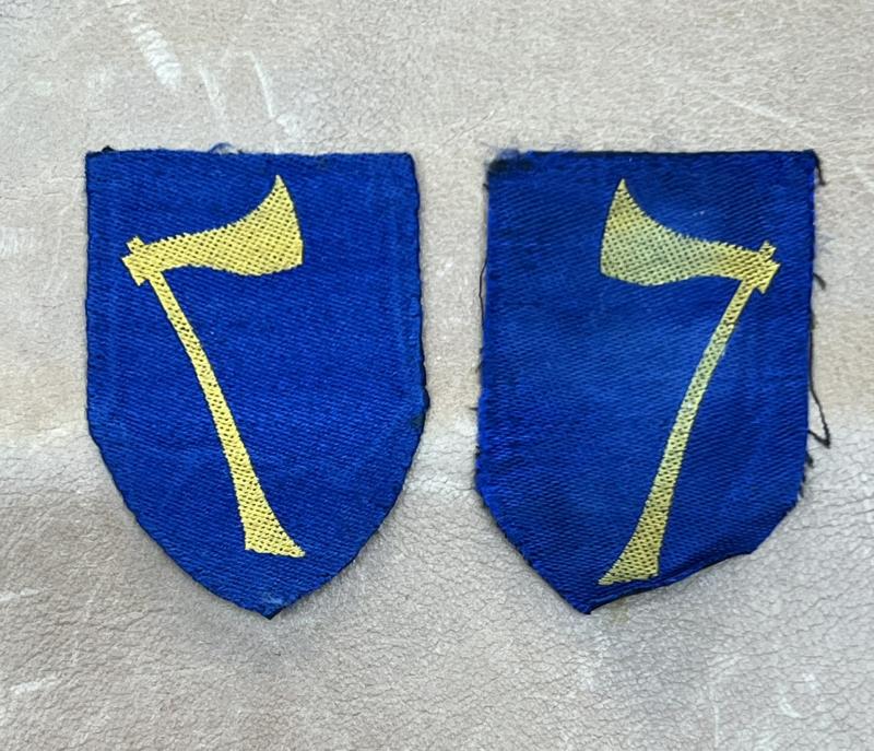 NATO Northern Army Group Pair Silk Woven Used