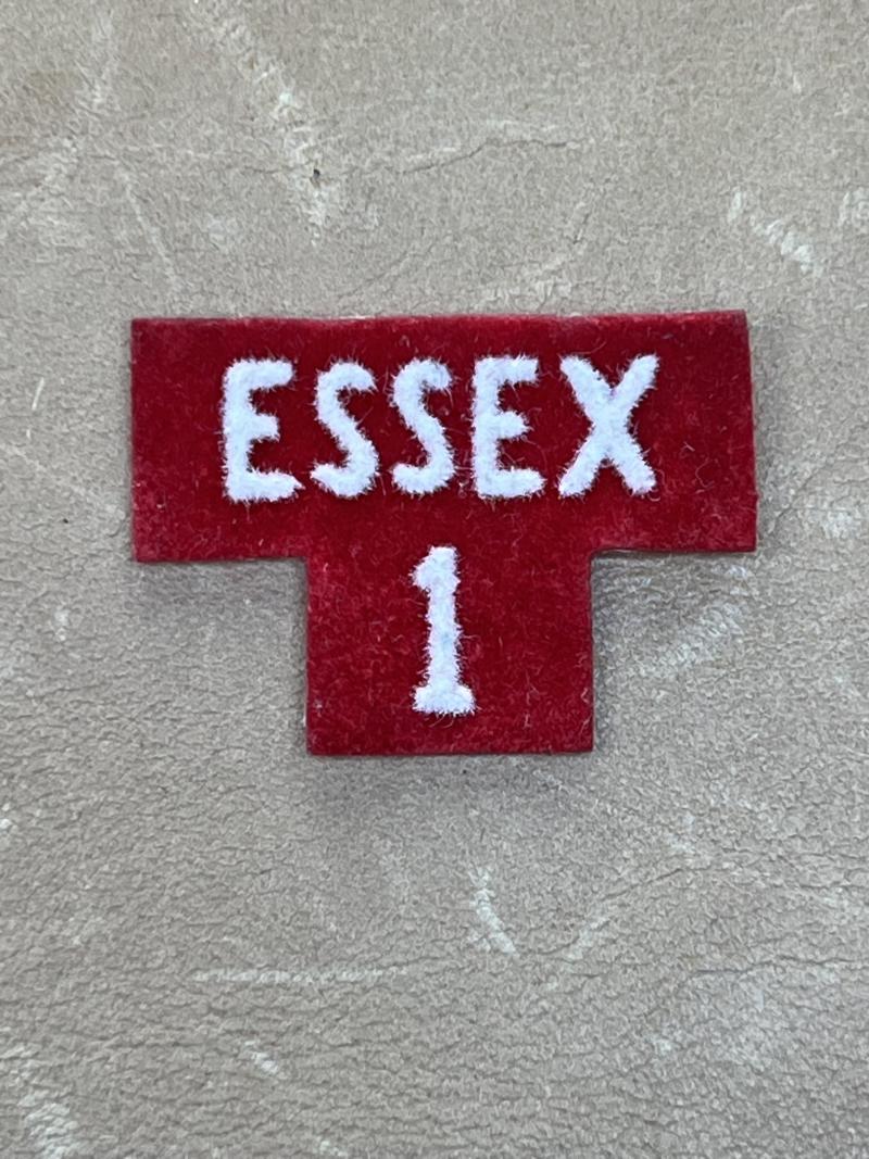 ESSEX 1, 1952-56 Home Guard Phase 2 Designation