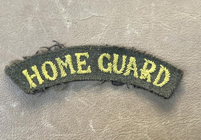 WW2 Home Guard Shoulder Title
