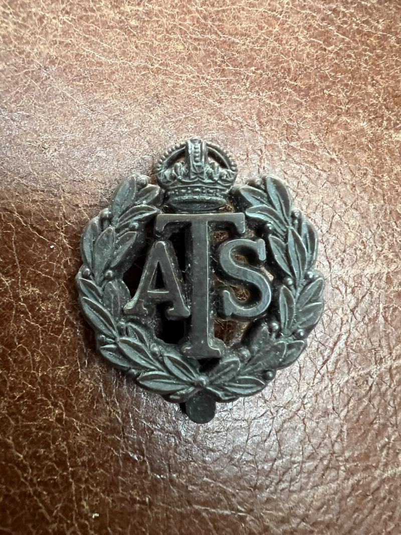 ATS WW2 Economy Plastic Cap Badge