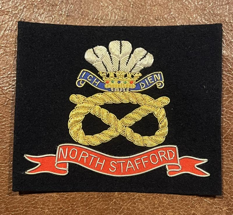 North Stafford Regiment Blazer Badge