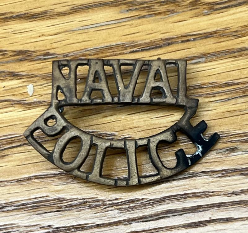 Pakistan Naval Police Old Brass Shoulder title
