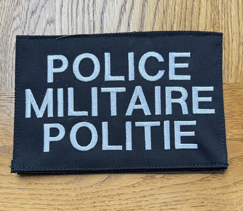 Belgium Police Militaire Polite Large Patch