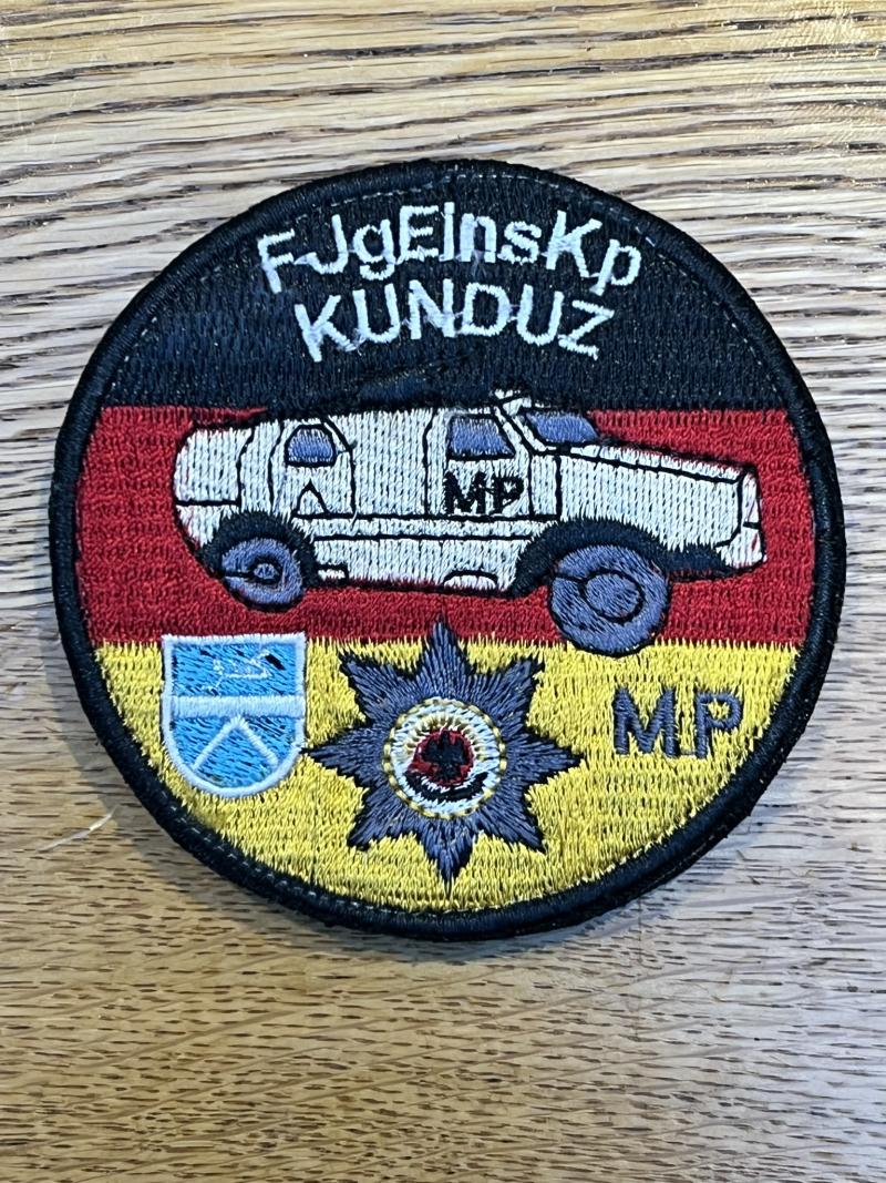 German Military Police Feldjager Kunduz City Afghanistan