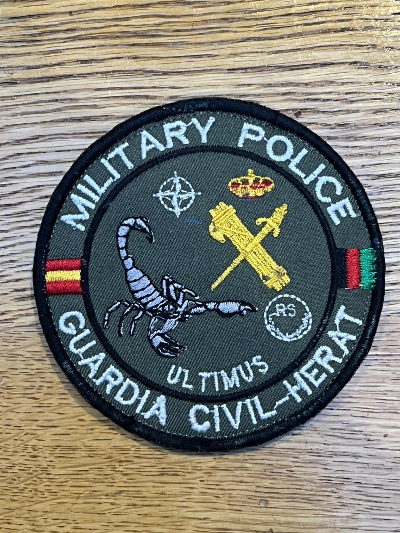 Spain Military Police Herat Afghanistan Guardia Civil