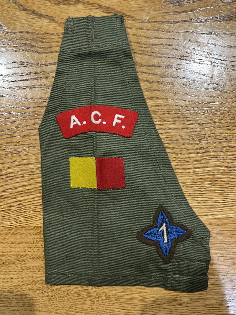 Suffolk Army Cadet Force ACF 1 Star Brassard/Armband