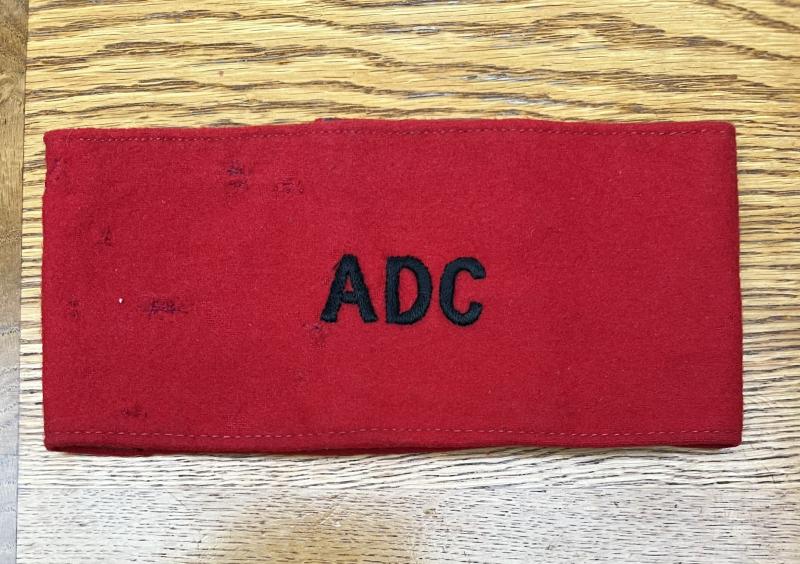 British Staff Officers Aides-De-Camp Armband WW2