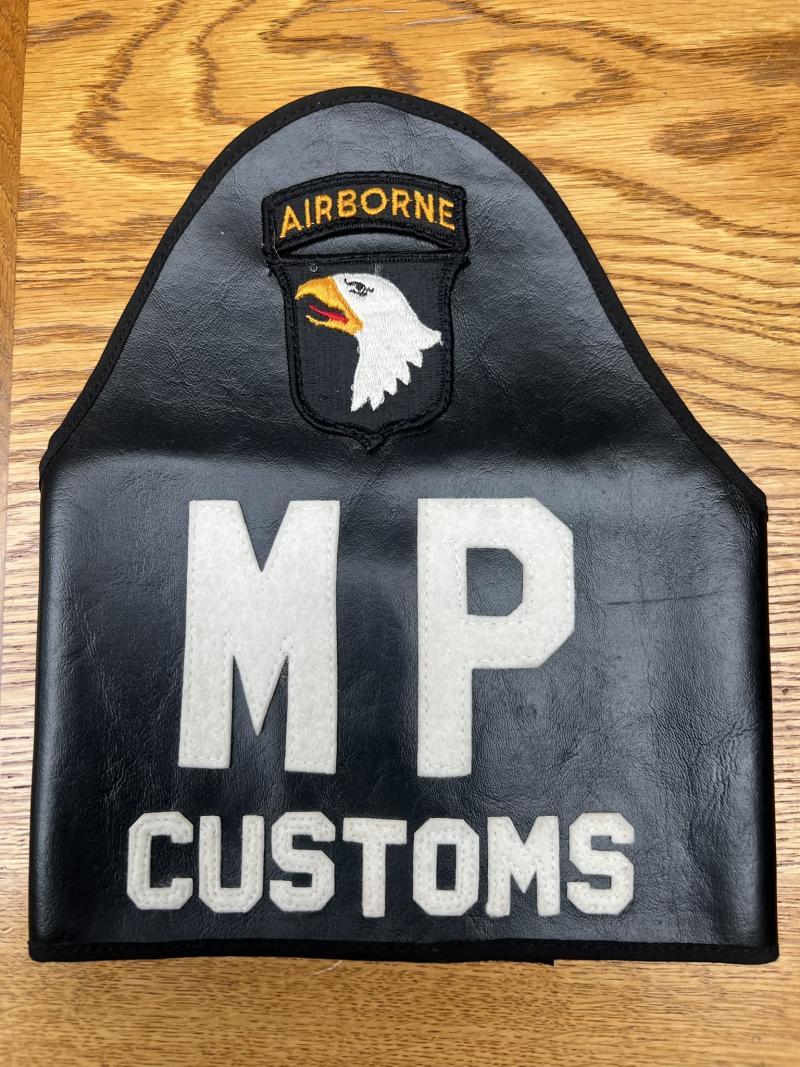 US 101st Airborne Division MP Customs Brassard