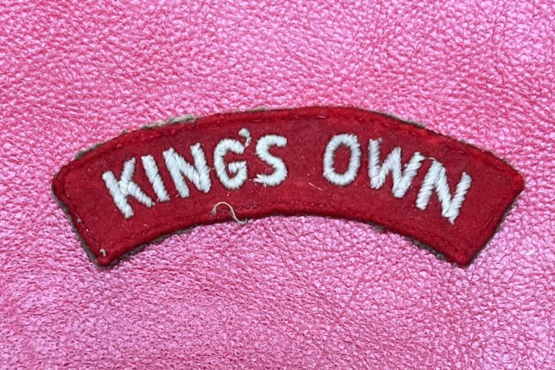 Kings Own Shoulder Title