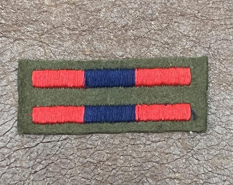 RAOC Arm of Service Strips Paste Backs Pair