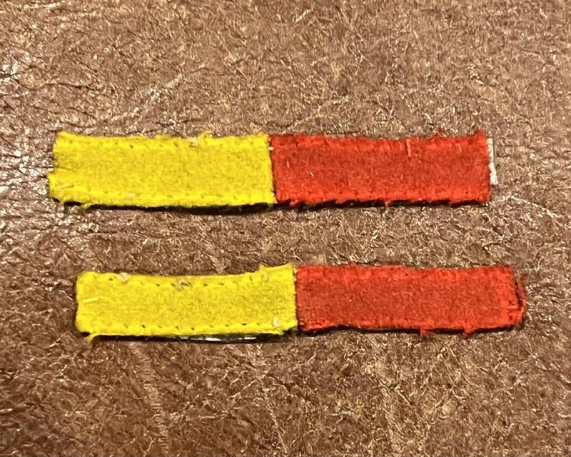 Royal Armoured Corps Arm of Service Strips Pair